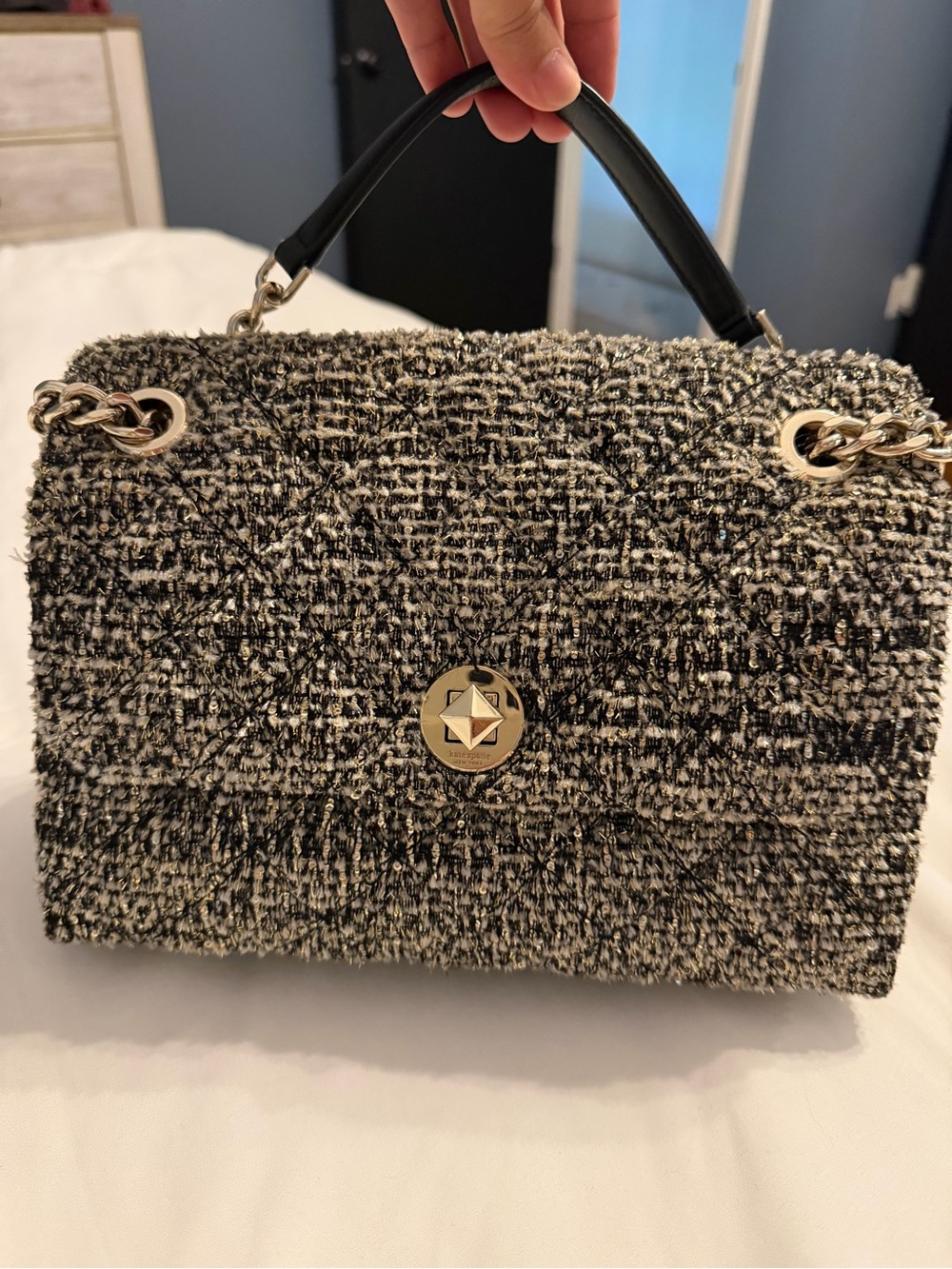 Black and Gold  Kate Spade Shoulder Bag